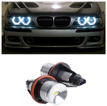 10W/Set For BMW E39 E53 E60 E61 E63 E64 E65 E66 E83 E87 X3 X5 Cree Chip LED Angel Eyes Halo Xeno Marker Ring Light Bulb Canbus 2024 - buy cheap