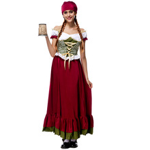 Free Shipping Oktoberfest Beer Carnaval Festival October  Girl Dress Skirt Costume Bar Ballroom Women Halloween  Fancy dress 2024 - buy cheap