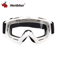 HEROBIKER Motorcycle Off-Road Racing Goggles Winter Skate Sled Eyewear Motocross DH MTB Glasses Single Lens Clears 2024 - buy cheap
