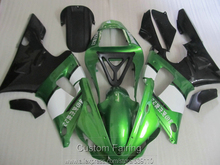 Vendendo top carenagem kit carroçaria para Yamaha YZFR1 00 01 R1 verde carenagens pretas definir YZF 2000 2001 LK35 2024 - compre barato