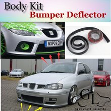 Bumper Lip Deflector Lips For SEAT Cordoba 1993~2010 Front Spoiler Skirt For TopGear Friends Car Tuning View / Body Kit / Strip 2024 - buy cheap