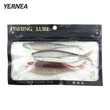 Yernea 5pcs/lot 6.9 g 13 cm 5 Color Optional Two-color Soft Bait Fishing Lure Manual Silicone Imitation Bionic Road Sub Lure 2024 - купить недорого