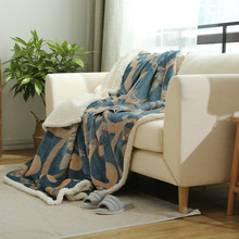 Cobertor de cobertor de lã espessado com dupla camada quente 2024 - compre barato