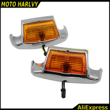 Guardabarros delantero y trasero para motocicleta, luz de freno para Harley, FLHT, FLT, FLHS, FLHR, FLSTC, FLSTN 2024 - compra barato