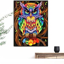 5D DIY Diamond Painting Animal Owl  Full Square Rhinestone Picture Embroidery Sale Diamond Mosaic Cross Stitch Home Decor 2024 - buy cheap