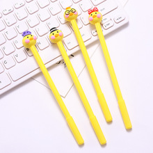1 Pcs Cute Cartoon Yellow Chicken Shape Plastic Gel Pens 0.5mm Kawaii Kids Gift Stationery Student Writing Signature Supplies 2024 - buy cheap