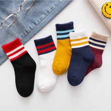 5 Pairs/Lot Children Kids Socks for Boys Girls Cotton Autumn Winter Wear Multi Color Fashion Sports Casual Socks Baby Kids 2024 - buy cheap