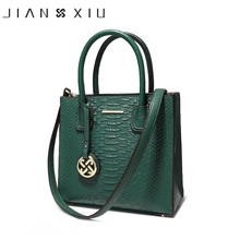 Jiansiu bolsa de mão de couro genuíno, bolsa feminina pequena de ombro com 3 cores 2024 - compre barato