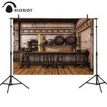 Allenjoy photography background old wood tavern vintage western countryside backdrop photo shoot props photocall decor 2024 - buy cheap