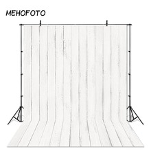 MEHOFOTO White Wood Board Backdrops Wood Floor Portrait Backdrop Photobooth Photo Studio Newborn Photography Background Props 2024 - buy cheap