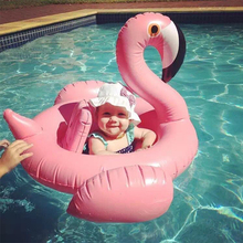 Boia de natação infantil do flamingo, boia inflável de cisne para piscina, para bebês, assento flutuante, verão, brinquedo divertido para piscina, 2019 2024 - compre barato