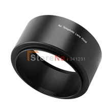 2pcs 58mm Tele Metal Lens Hood for 18-55 55-250mm D90 D5100 D7000 D3100 D5000 lens accessories 2024 - buy cheap
