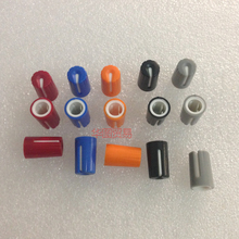 45pcs mixer half axle knob cap / hole 6mm / half axle potentiometer knob cap / red blue gray orange black 270 degrees 2024 - buy cheap