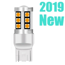 Bombillas LED traseras para coche, lámpara de freno, intermitentes, luz diurna, roja, blanca, amarilla, alta calidad, T20 7443 W21/5W, 3030, 1 ud. 2024 - compra barato