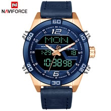 New NAVIFORCE Top Brand Men Military Sport Watches Men's Waterproof Quartz Wrist Watch Male Leather Date Clock Relogio Masculino 2024 - buy cheap