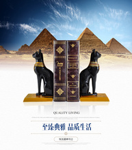 Resin Home Egyptian cat God bookend Bookends European Home Furnishing bookend indoor study Southeast Asian style soft decoration 2024 - buy cheap