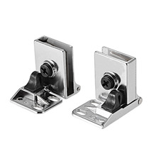 Uxcell 1pair New Arrival Glass Clamp Zinc Alloy Furniture Hardware Cupboard Showcase Cabinet Door Glass Hinge for 3-5mm 2024 - buy cheap