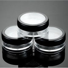 100pcs/lot 10g Empty Makeup Jar Container Powdery Cake Box Clear Plastic Loose Powder Jar Cosmetic Packing Jar With Sifter 2024 - buy cheap