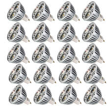 20 Piece MR16 Bombillas LED Lamp Lampada LED Spotlight 6W Spot Luz Lamparas LED Bulbs Lighting Aluminum 2024 - buy cheap