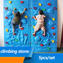 5pcs/set Plastic Climbing Wall Rock Holds Outdoor Toy Set Kits Rock Climbing Stone Training Playing Outside Adult Outdoor Toy 2024 - buy cheap