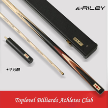 Original RILEY RES-601/RES-701 One Piece Snooker Cue High-end Billiard Cue Kit Stick with Case with 6'' RILEY Extension DEER Tip 2024 - buy cheap