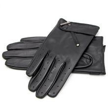 Guantes de piel auténtica para mujer, manoplas de invierno de alta calidad, a la moda 2024 - compra barato