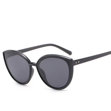 Samjune-gafas de sol con espejo de ojo de gato para mujer, anteojos de sol femeninos, de marca de diseñador, de gran tamaño, coloridos, Multicolor, 2019 2024 - compra barato