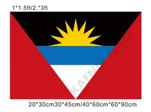 KAFNIK-banderas pequeñas de Antigua y Barbuda, banderas decorativas para eventos mundiales, 20x30cm/30x45cm/40x60cm/60x90cm, envío gratis 2024 - compra barato