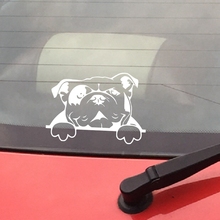 English Bulldog Decal Sticker For Car Window Wall Decoration , Pet Dog Bulldog Vinyl Sticker Laptop Notebook Car Decals Decor 2024 - buy cheap