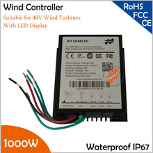 1000W 48V Wind Generator Charge Controller with LED display, Wind Turbine Charge Controller, IP67 waterproof 2024 - buy cheap