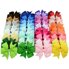 40Pcs/lot Grosgrain Ribbon Hairpinss Mixcolor Girl Bows With Clip Hair Clip  Kids Hair Accessories 2024 - buy cheap