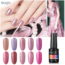 Inagla-esmalte para unhas, 34 cores, brilhante, 15ml, gel platinado, soak off, uv, led, nail art, base, verniz, longa duração 2024 - compre barato