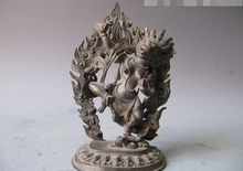 Song voge-estatua de Buda YAMARAJA, Gema S0330 8, Budismo clásico tibetano, cobre puro, bronce 2024 - compra barato