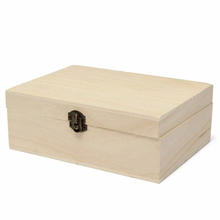 Home Storage Box Wooden With Lid Golden Lock Postcard Organizer Handmade Jewelry Case Organizer No Logo