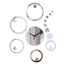 Relógio de parede espelhado e adesivo, oferta especial de relógio adesivo moderno de decoração de casa, sala de estar, faça você mesmo, adesivo de relógio acrílico, 2019 2024 - compre barato
