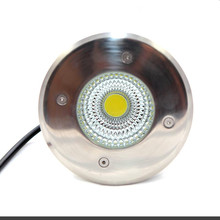 10 шт./лот IP65 20 Вт COB подземный свет, LED RGB 20 Вт с использованием бескорпусного чипа (Диаметр 120 мм, AC85-265V DC12V открытый IP65 светодиодный подземный светильник 2024 - купить недорого