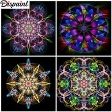 Dispaint-pintura de diamante redondo/cuadrado completa, cuadro artesanal 5D, "Mandala paisaje flor", bordado 3D, punto de cruz, decoración para el hogar, regalo 2024 - compra barato