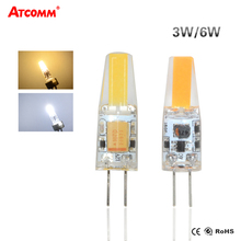 3W 6W G4 LED Diode Bulb AC/DC 12V Flicker-Free COB LED G4 Chandelier Lamp High Brightness 360 Beam Angle Home Indoor Lighting 2024 - buy cheap