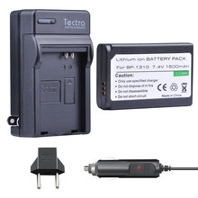 Tectra 1500mAh 1pcs BP-1310 BP 1310 BP1310 Battery + Car Charger for Samsung NX11 NX20 NX5 NX10 NX100 Camera Battery 2024 - buy cheap