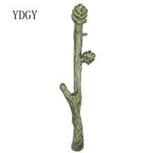 Ydgy broche de laca para assar, planta verde, pino pequeno colarinho, moda simples temperamento acessórios vestido feminino 2024 - compre barato