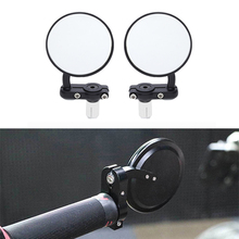 1Pair Universal Round Motorcycle Rearview Mirror CNC Aluminum Headle Bar 7/8" End Side Rear View Mirrors For Bobber Cafe Racer M 2024 - buy cheap