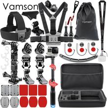 Vamson-Accesorios de casco para Gopro Hero 7, 6, 5, 4 juegos, montura para brazos pivotante ajustable de 4 vías, monopié para YI 4K para SJCAM VS151B 2024 - compra barato