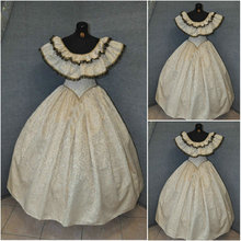 History!On sale!Vintage Costumes Victorian Dresses 1860s Civil War Southern Belle dress Marie Antoinette dresses US4-36 C-749 2024 - buy cheap