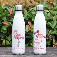 500ml botella de vacío de acero inoxidable regalo flamenco impresión doble pared aislado matraz BPA libre hermosa foto de flamencos 2024 - compra barato