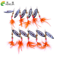 80PCS 6g 6#Japan hooks spinner spoon fishng lures hard metal sequin fishing baits wobble pike bass isca pesca fishing tackles 2024 - buy cheap