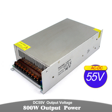 Transformadores DC55V AC 110V 220V a DC 55V, fuente de alimentación regulada, 14,5a, 800W, para Motor paso a paso CNC 2024 - compra barato