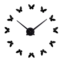 Hot New Wall Clock Modern Design Clocks Quartz Watch Needle Acrylic Mirror Diy Sticker 3d Stickers Living Room 2024 - buy cheap