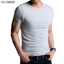 Fashion V Neck Short Sleeve Men t shirts 2021 Special Sales New Arrival Summer Style Casual Solid Color Man Tops Tees 20 Colors 2024 - buy cheap