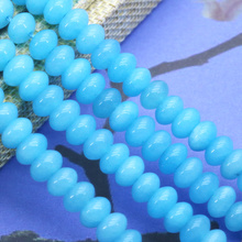 5x8mm light Sky blue chalcedony abacus shaped loose beads 15"  2 piece/lot DIY fit women fashion jewelry making 2024 - buy cheap