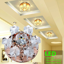 LAIMAIK Crystal LED Ceiling Light 3W 5W AC90-260V Modern Crystal Ceiling LED Light Aisle LED Ceiling Lighting for Living Room 2024 - buy cheap